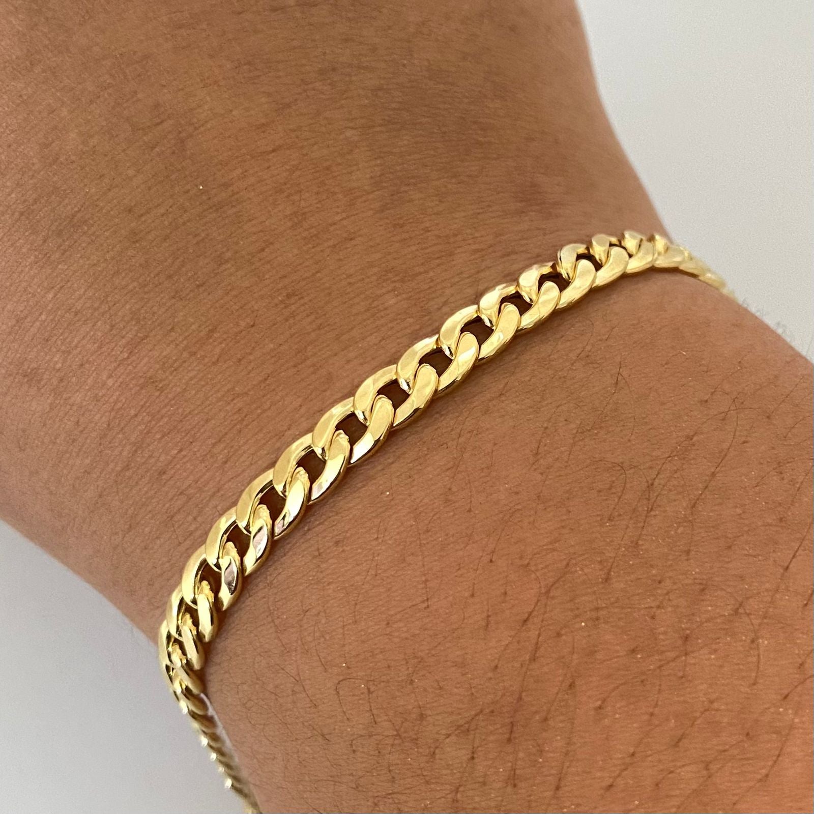 Pulso It cubano Oro amarillo 18k +1 / 6,55 Gr / 6,7 mm / 20,5 Cm